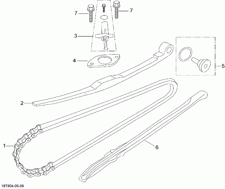 ATV  DS 90 X, 2016 - Chain Tensioner