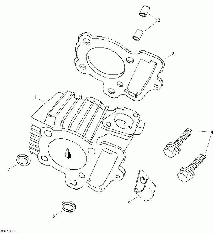 ATV BRP DS 90 X, 2016 - Cylinder