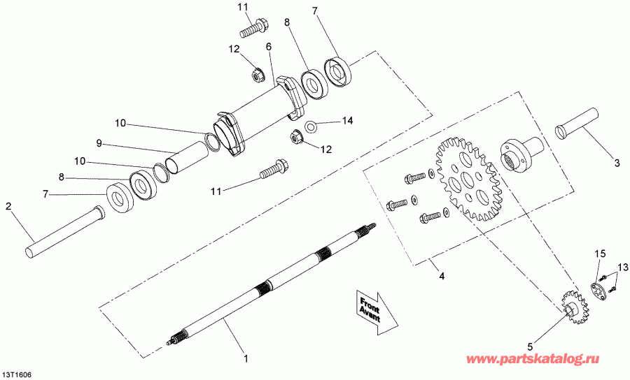    DS 90 X, 2016 - Drive System, Rear
