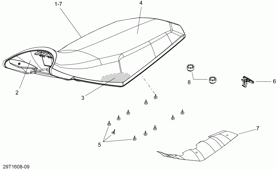 ATV Bombardier - Seat