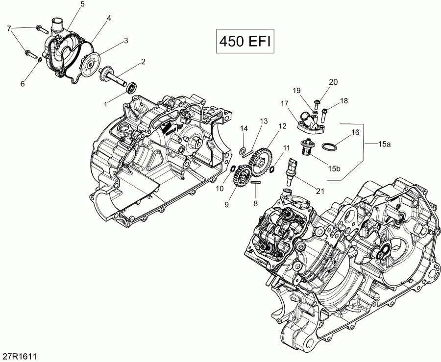 Outlander L - Outlander L MAX, 2016  - Engine Cooling 450 Efi