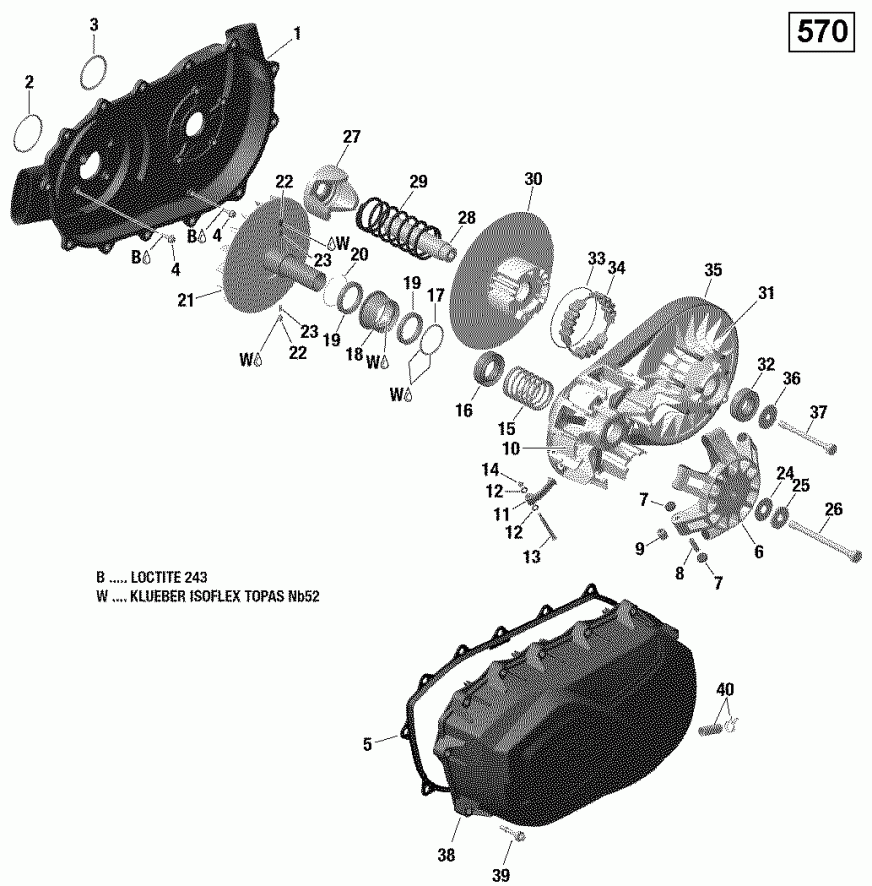 ATV  Outlander L - Outlander L MAX, 2016 -  570 Efi