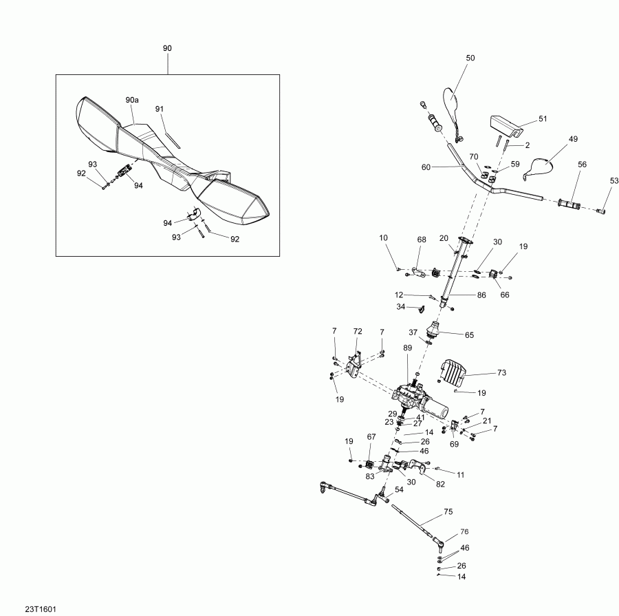 ���������� BRP ������ Outlander L - Outlander L MAX, 2016 - Steering All Models