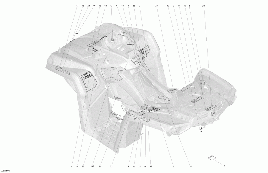 BRP Outlander L - Outlander L MAX, 2016  - Decals All Models