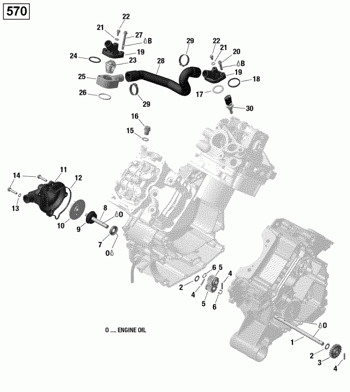  BRP  Outlander - Outlander MAX, 2016 -   570 Efi