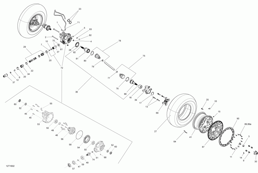 Bombardier - Drive System, Front All Models