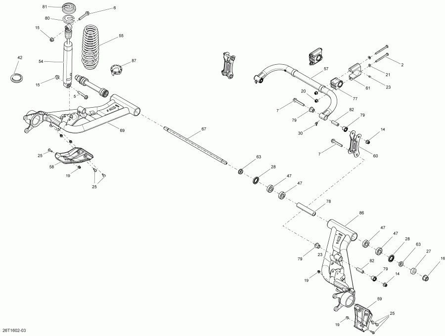  BRP - Rear Suspension Except Package Ltd