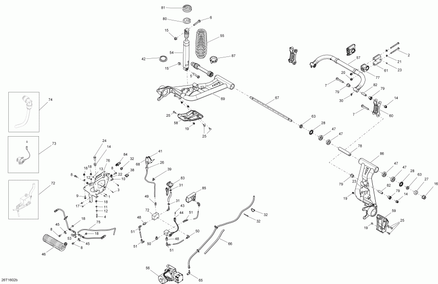 ATV  Outlander - Outlander MAX, 2016 - Rear Suspension Package Ltd