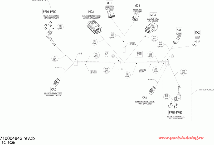 ������������  Outlander - Outlander MAX, 2016 ������ - Electrical Harness Assembly Europe