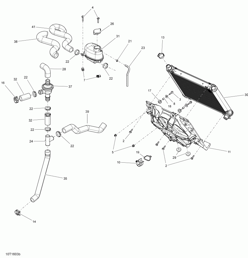 ATV  ������ Renegade, 2016 - Cooling System Xmr