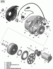 03-    - 570 Efi (renegade) (03- Magneto And Electric Starter - 570 Efi (renegade))