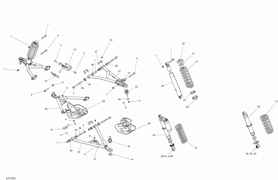 ATV  Renegade, 2016 - Front Suspension