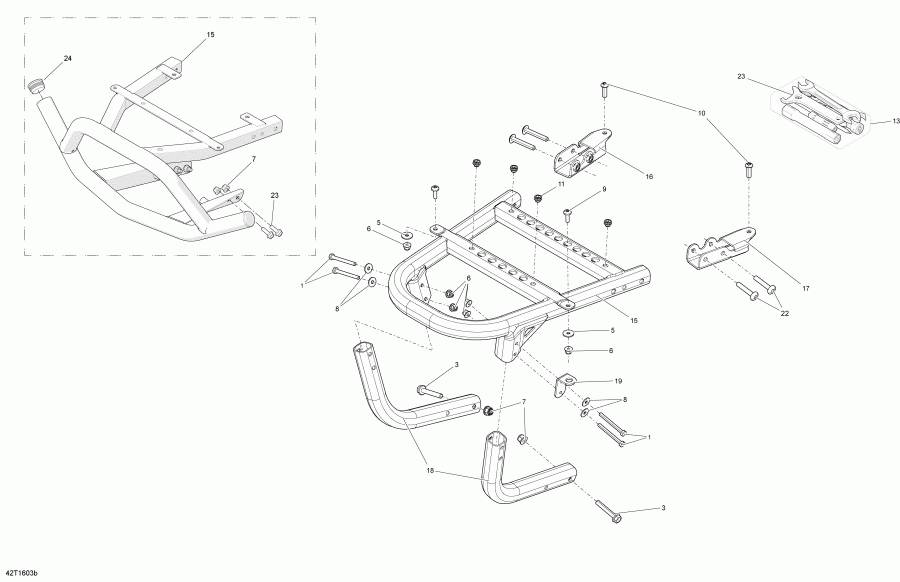 Квадроцикл BRP - Rear Cargo Box Квадроцикл  Renegade, 2016 раздел - Rear Cargo Box