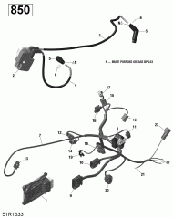 10-     Electronic Module - 850 Efi (renegade) (10- Engine Harness And Electronic Module - 850 Efi (renegade))