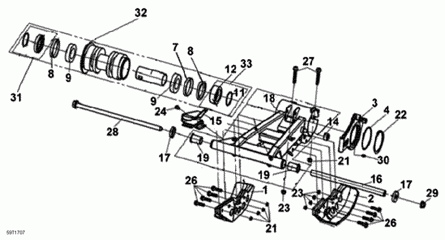 BRP - Rear Swing Arm North America