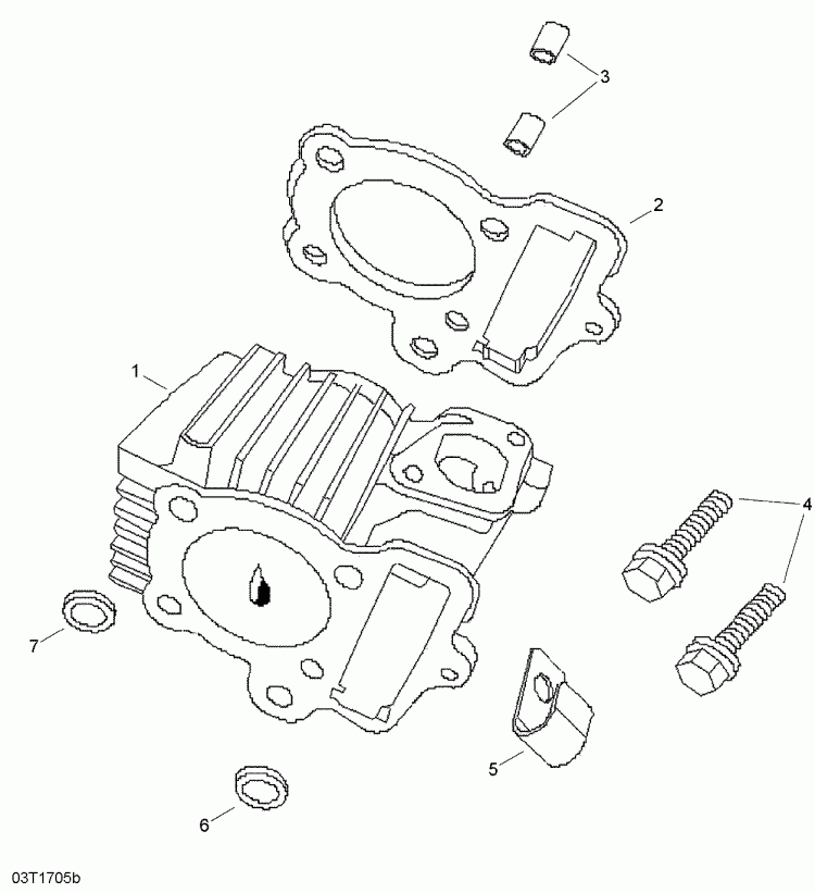 ATV  DS 90, 2017  - Cylinder Head And Intake Manifold