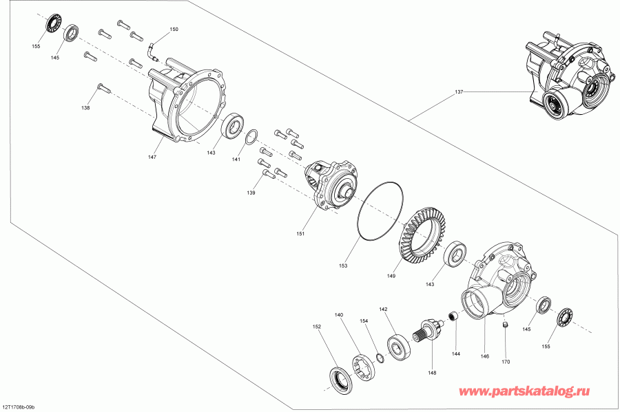���������� Bombardier - Drive System, Front Differential