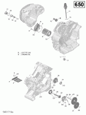 01-   - 650 Efi (01- Engine Lubrication - 650 Efi)