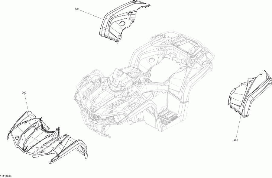    Outlander - Outlander MAX 450-570, 2017 -    With Fenders All Models