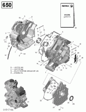 01-   - 650 Efi (package Pro) (01- Crankcase - 650 Efi (package Pro))