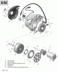 03-    - 650 Efi (03- Magneto And Electric Starter - 650 Efi)