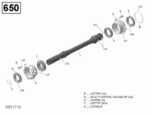 08-    - 650 Efi (08- Drive Shaft - 650 Efi)