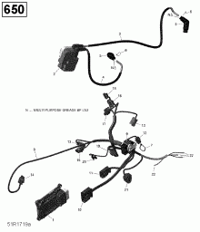 10-     Electronic Module - 650 Efi (except Package Pro) (10- Engine Harness And Electronic Module - 650 Efi (except Package Pro))