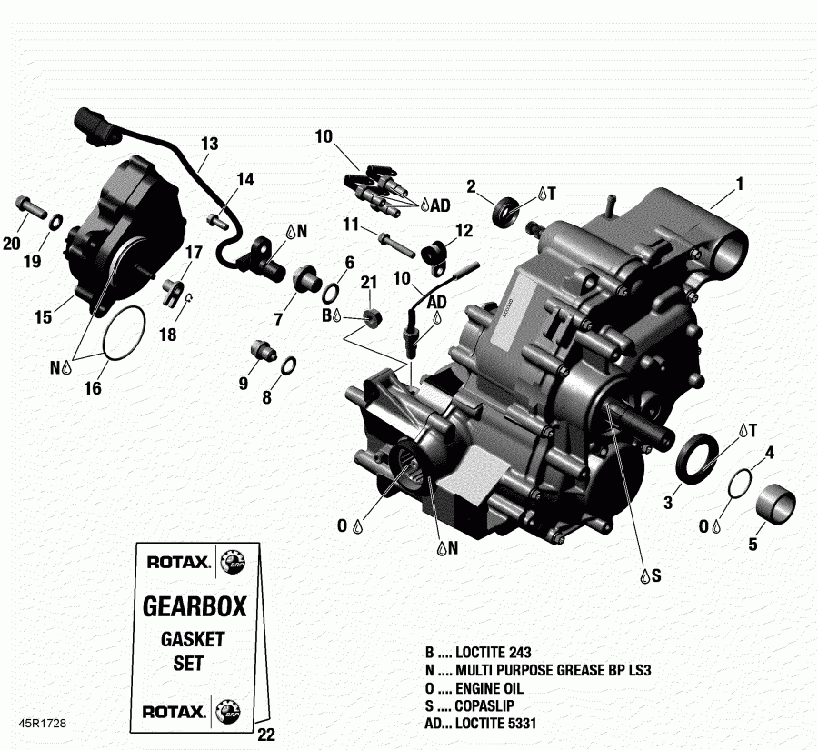 ATV  Renegade, 2017  - Gear Box Assy 850 Efi