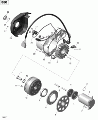03-    - 850 Efi (renegade) (03- Magneto And Electric Starter - 850 Efi (renegade))