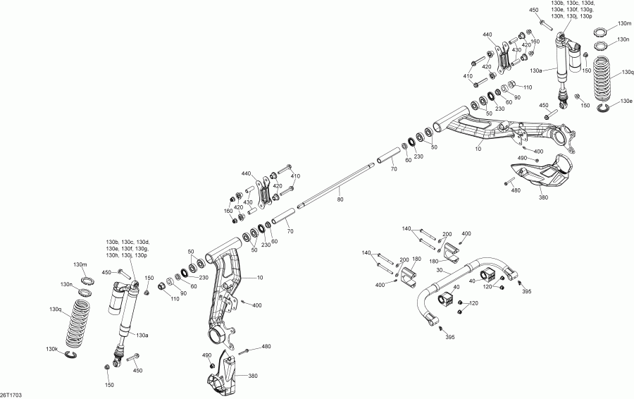 Renegade, 2017 ������ - Rear Suspension All Models