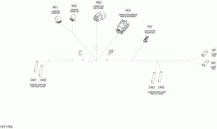 ATV   Renegade, 2017 - Electrical Harness Europe 710004680