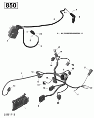 10-     Electronic Module - 850 Efi (renegade) (10- Engine Harness And Electronic Module - 850 Efi (renegade))