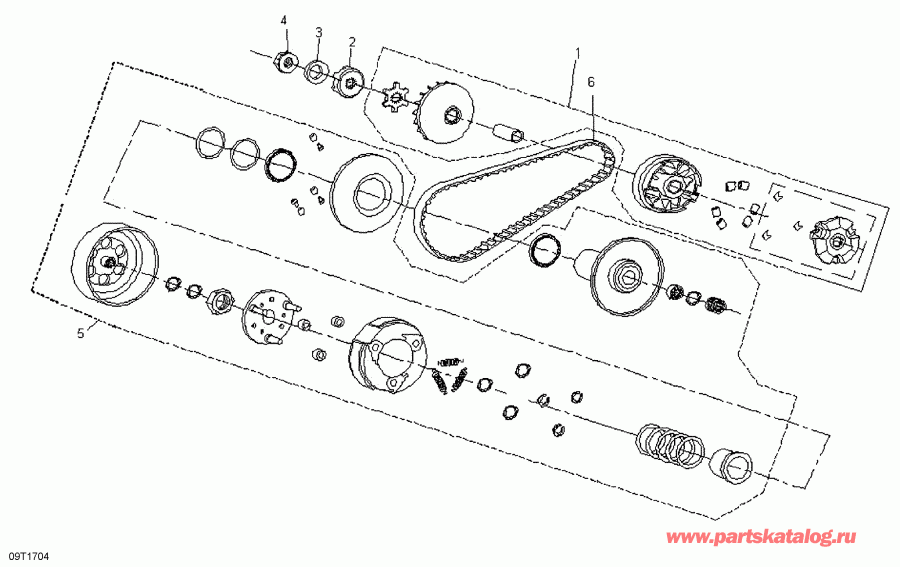  BRP DS 70, 2018  - Clutch