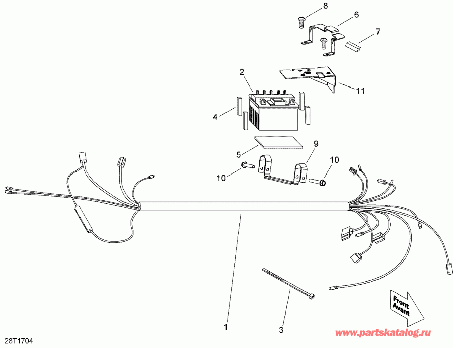  Bombardier  DS 70, 2018 - Main Harness