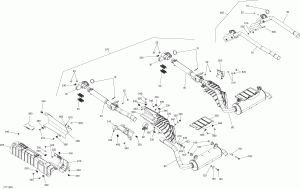 01- ������ Outlander 450 Efi - 570 Efi (01- Exhaust Outlander 450 Efi - 570 Efi)