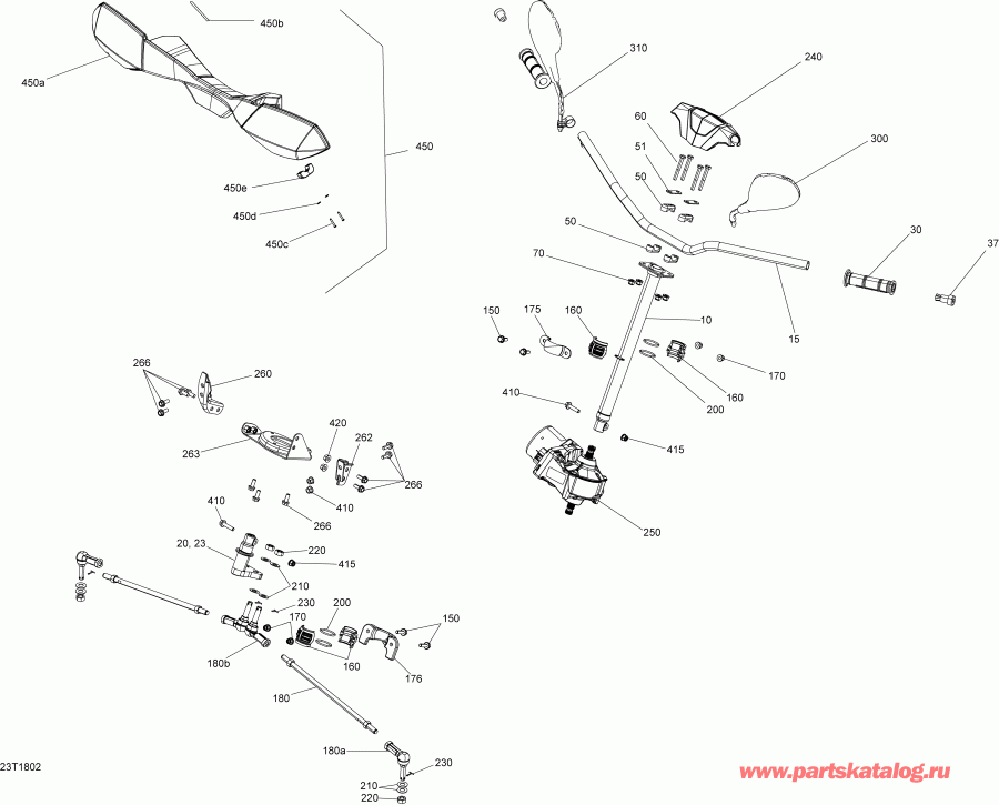 ���������� Bombardier - Steering Outlander 450-570 Except Std