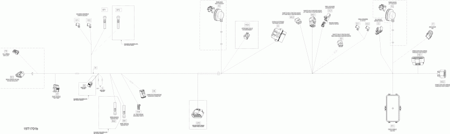 ������������  ������ Outlander 450 EFI, 2018 - Electrical Harness 710004957 Package Std