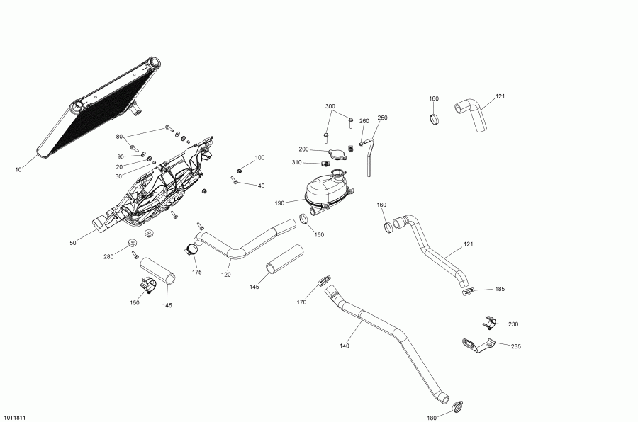ATV  Outlander T3 570 EFI, 2018  - Cooling