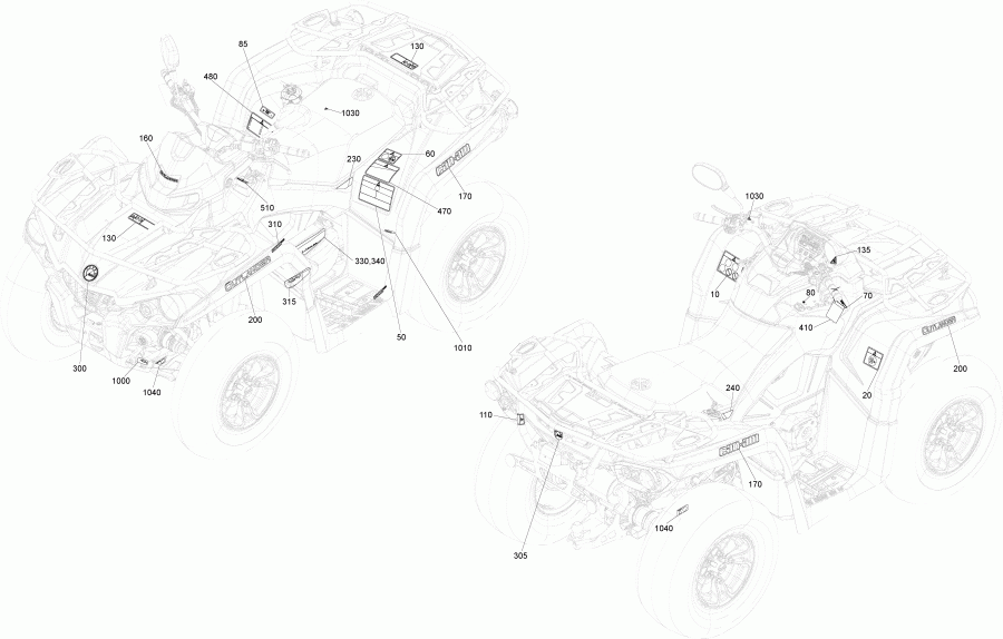 ����������  Outlander T3 570 EFI, 2018 - ��������