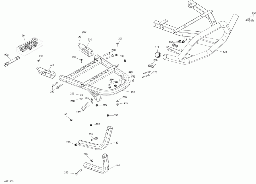 ������������ BRP Renegade T3 650 EFI, 2018 ������ - Cargo