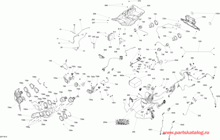 Renegade T3 650 EFI, 2018 - Electrical Renegade