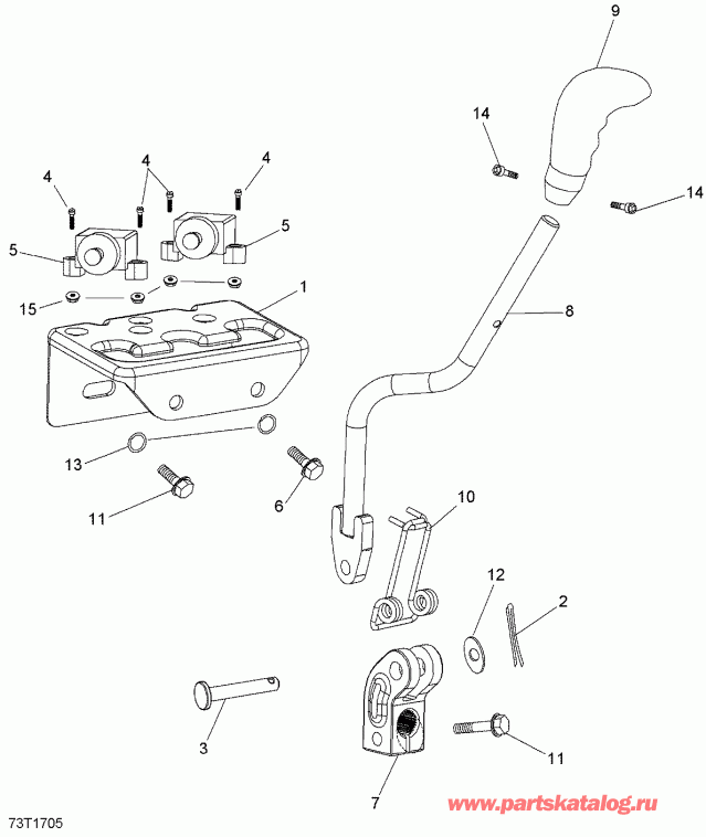 DS 90, 2018  - Shift Lever