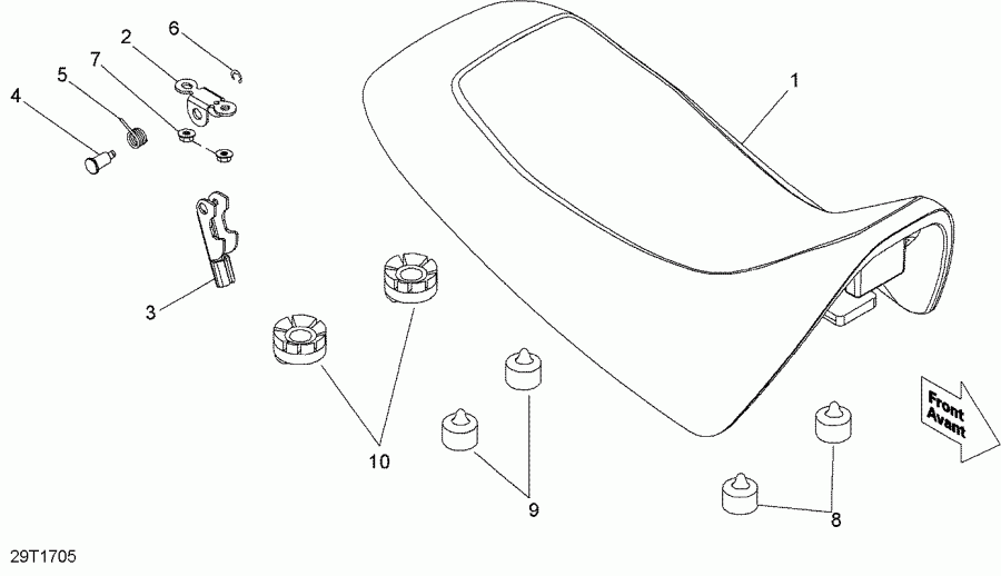  Bombardier DS 90, 2018  - Seat