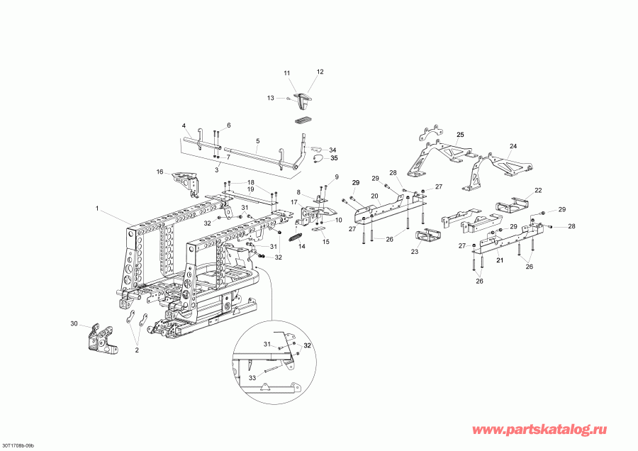    Outlander 6X6 - 1000 EFI, 2018 - Frame