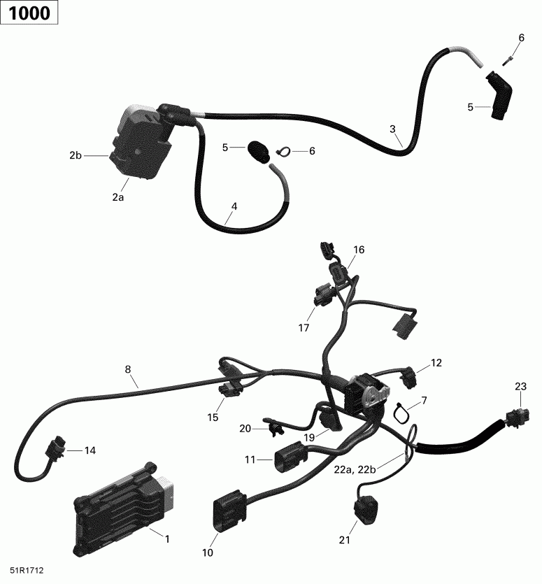  - Engine Harness And Electronic Module 6x6