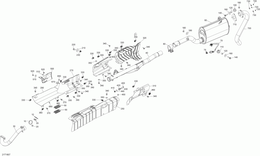 ATV BRP - Exhaust