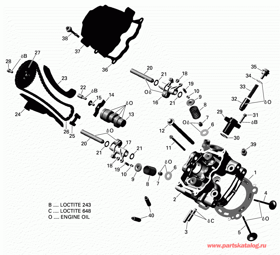  - Cylinder Head, Front