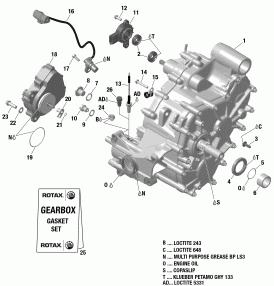 01-  Box  Components - 420686214 (01- Gear Box And Components - 420686214)