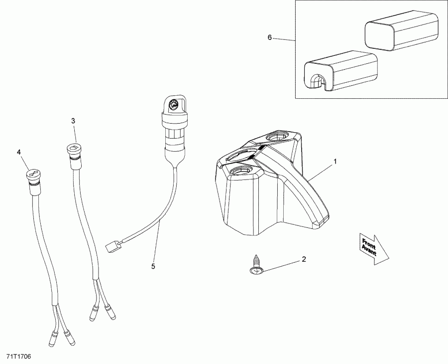 DS 90 X, 2018  - Indicator Lights And Cover