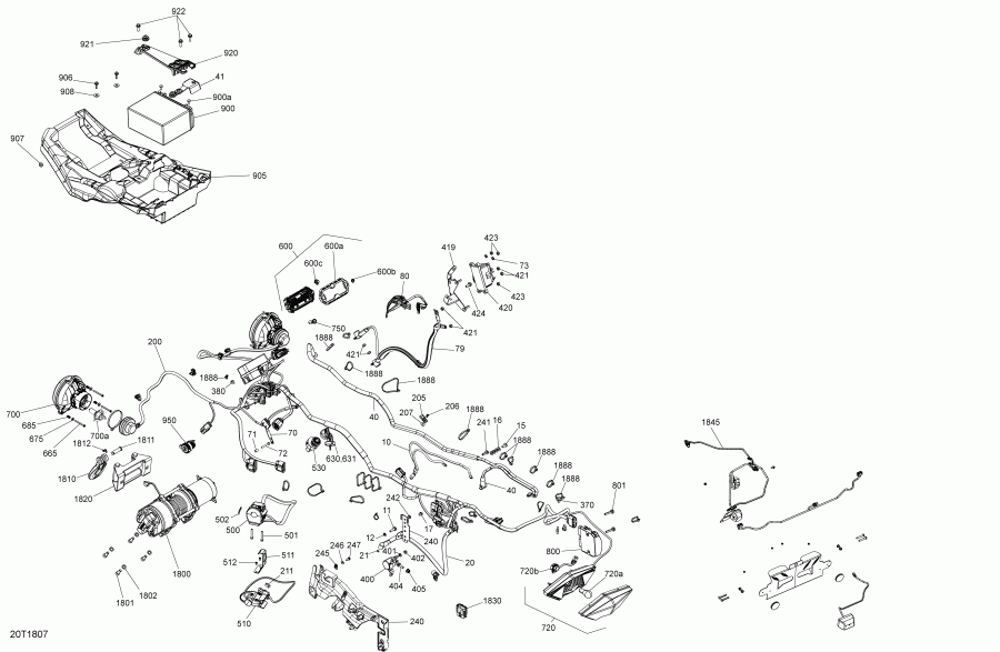   Outlander 570 EFI, 2018  -  System G2l 570 Efi